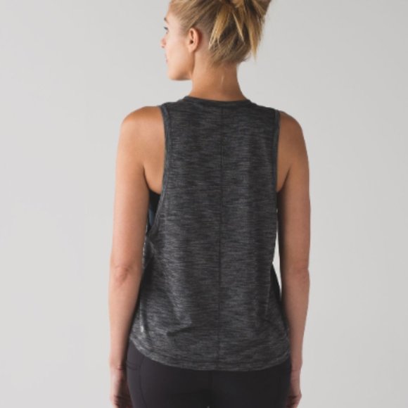 Lululemon Lululemon Cardio Squad Tank - Heathered Black - Size 8 - Picture 3 of 6